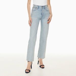 Aritzia Denim Forum The Arlo High-Rise Straight Jean